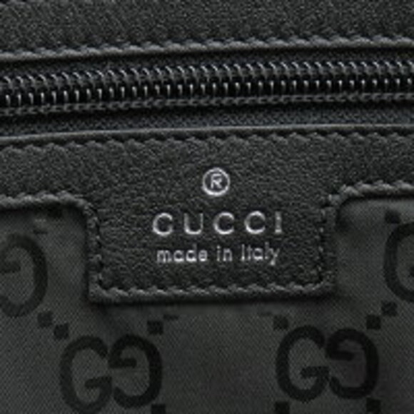 Gucci Logo Tote Bag Black Shoulder - Picture 9 of 10
